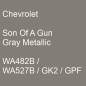 Preview: Chevrolet, Son Of A Gun Gray Metallic, WA482B / WA527B / GK2 / GPF.
